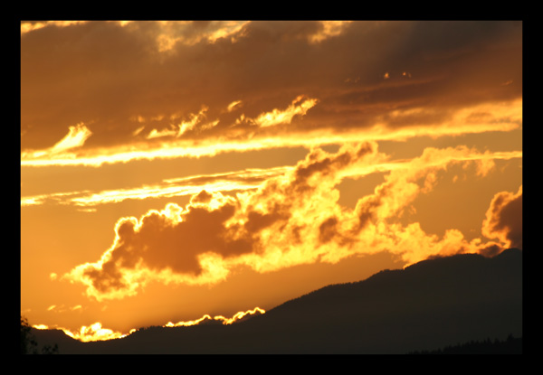 sun on burnaby