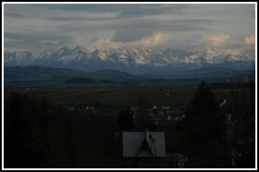 Tatry o zachodzie