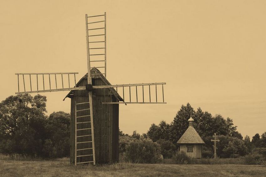Skansen w Białowieży.