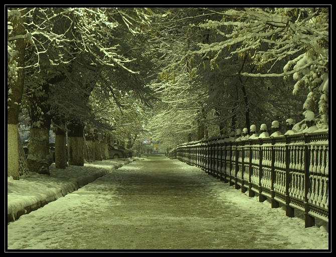 Pierwszy śnieg - Almaty, KZ