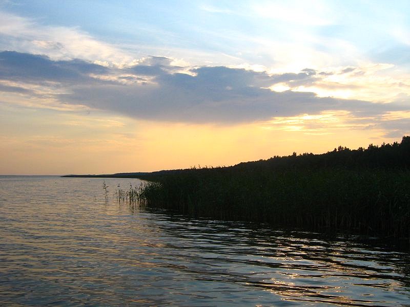 ... jezioro Łebskie ...