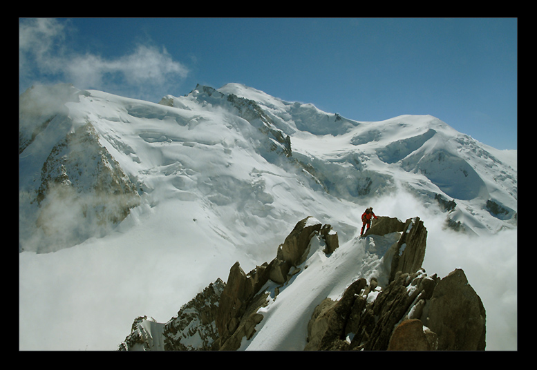 A w tle Monte Bianco