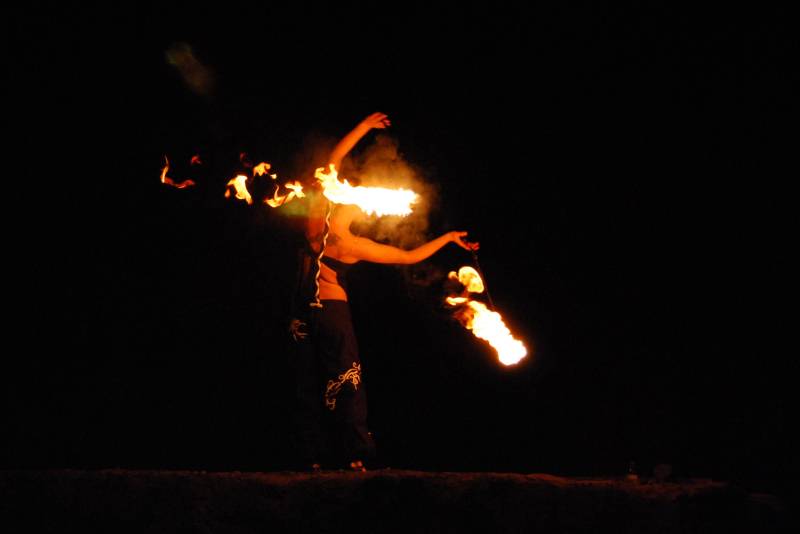 mini fire show