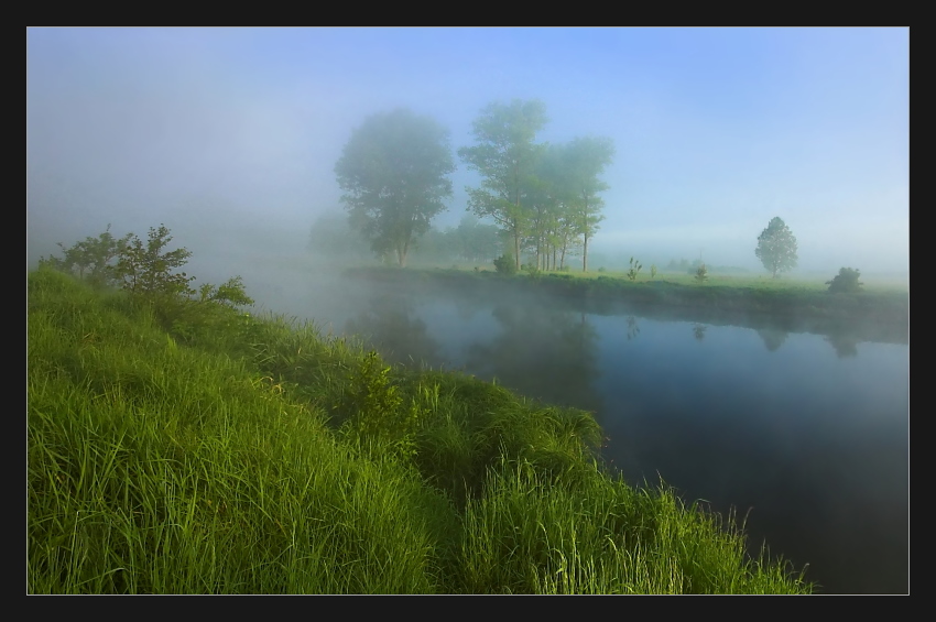 Mgliste poranki nad Notecią