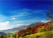 polska złota jesień - Bieszczady 2008