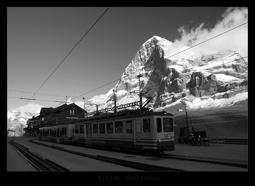 Kleine Scheidegg z widokiem na Eiger
