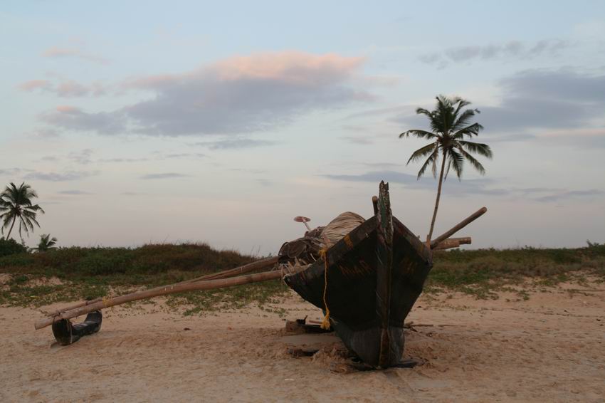 łódż na Goa