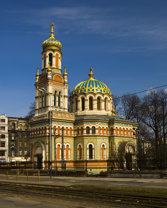 zabytkowa cerkiew w centrum Łodzi