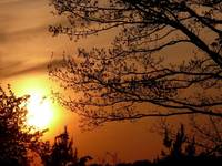 zachód słońca nad Bugiem