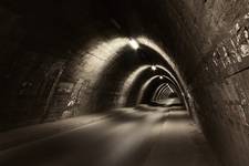 Tunel w okolicach Nowej Huty