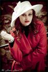 madame in red