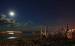 Plaża nocą
