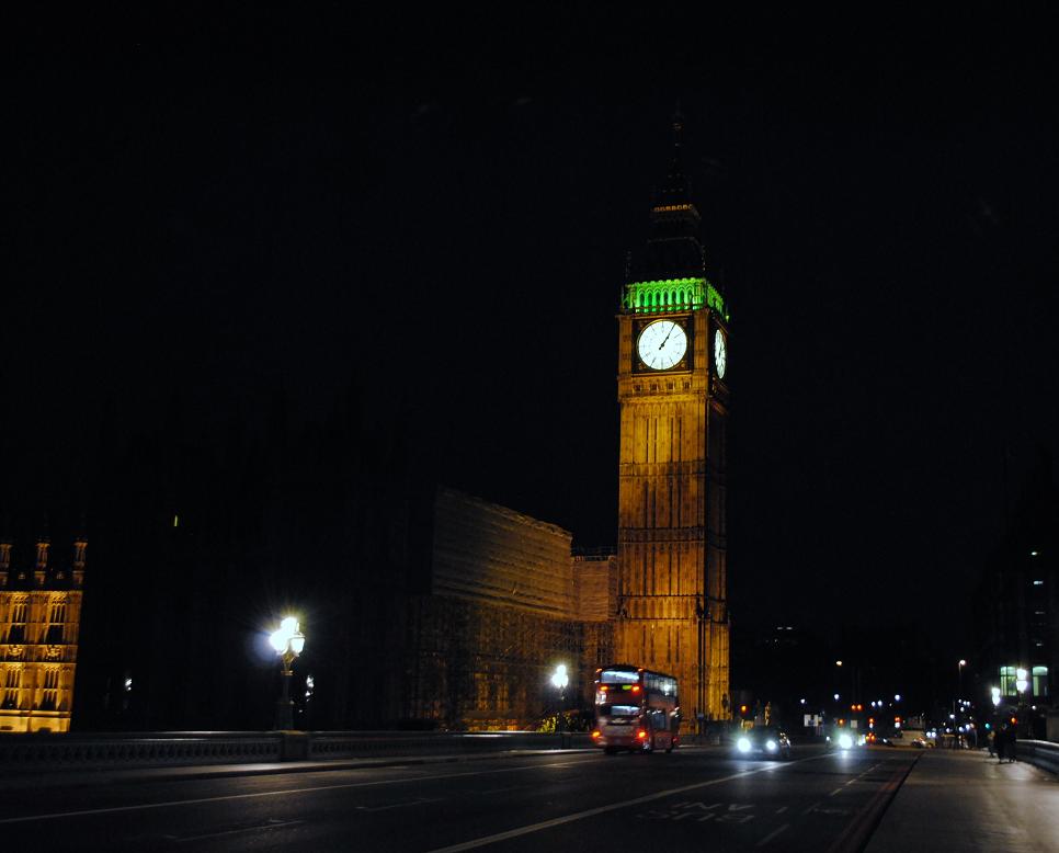Big Ben nocą