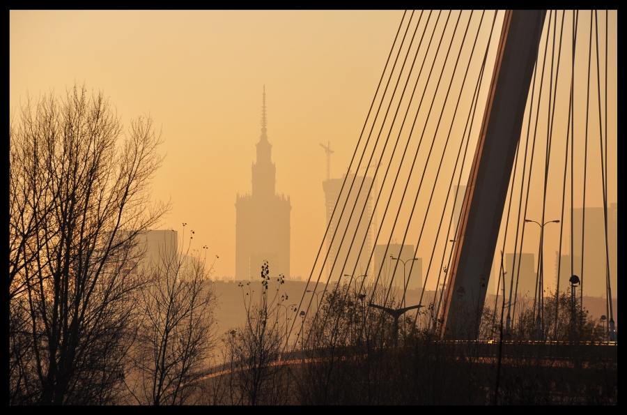 Foggy Warsaw