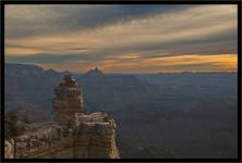wschod slonca w Grand Canyon...