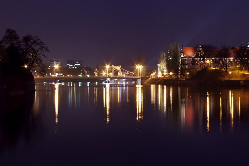 Panorama Most Pokoju we Wrocławiu