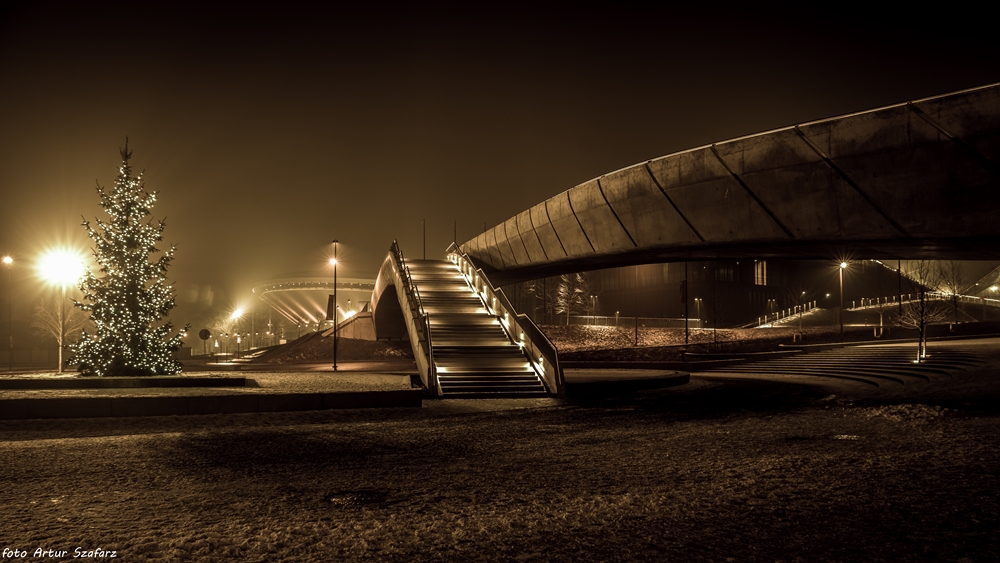 Katowice nocą