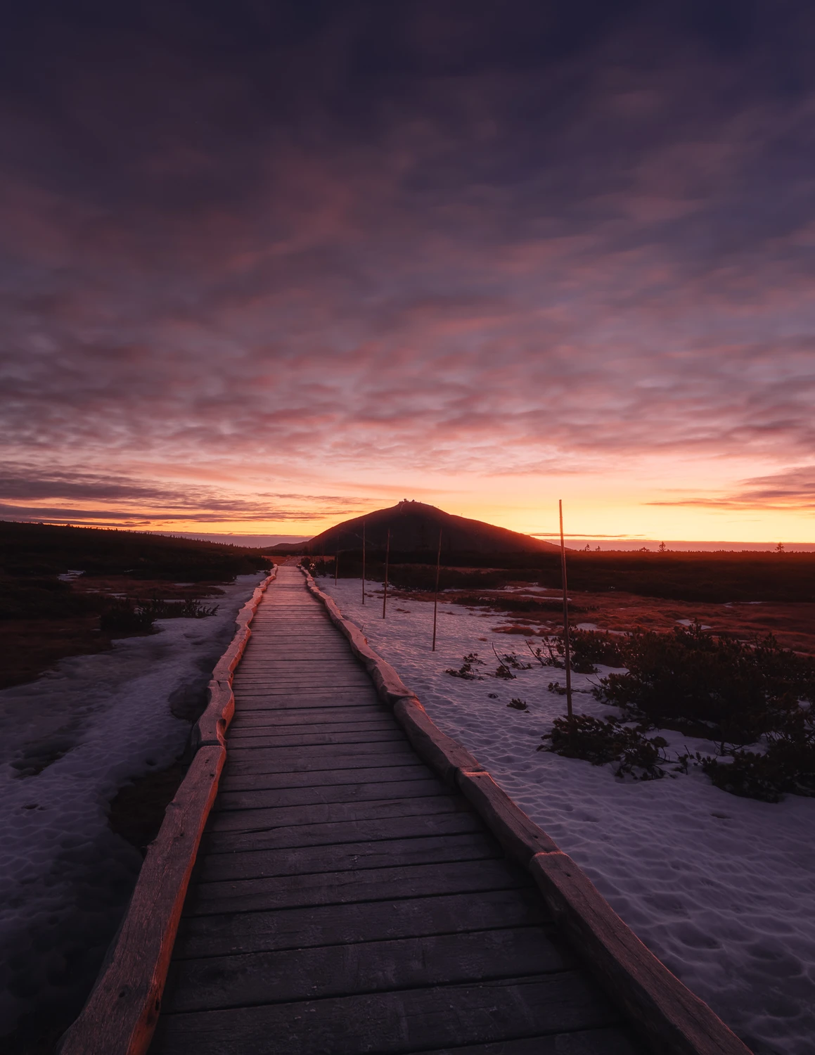 Świtanie w Karkonoszach