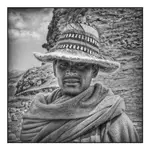 Sprzedawca kapeluszy.