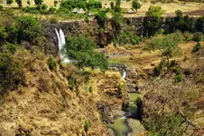 Wodospady Nilu Błękitnego.