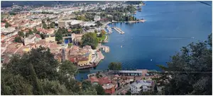 Riva del Garda.Widok z cytadeli.
