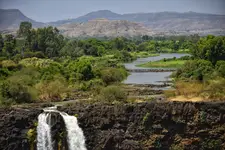 Nil Błekitny  i jego wodospady