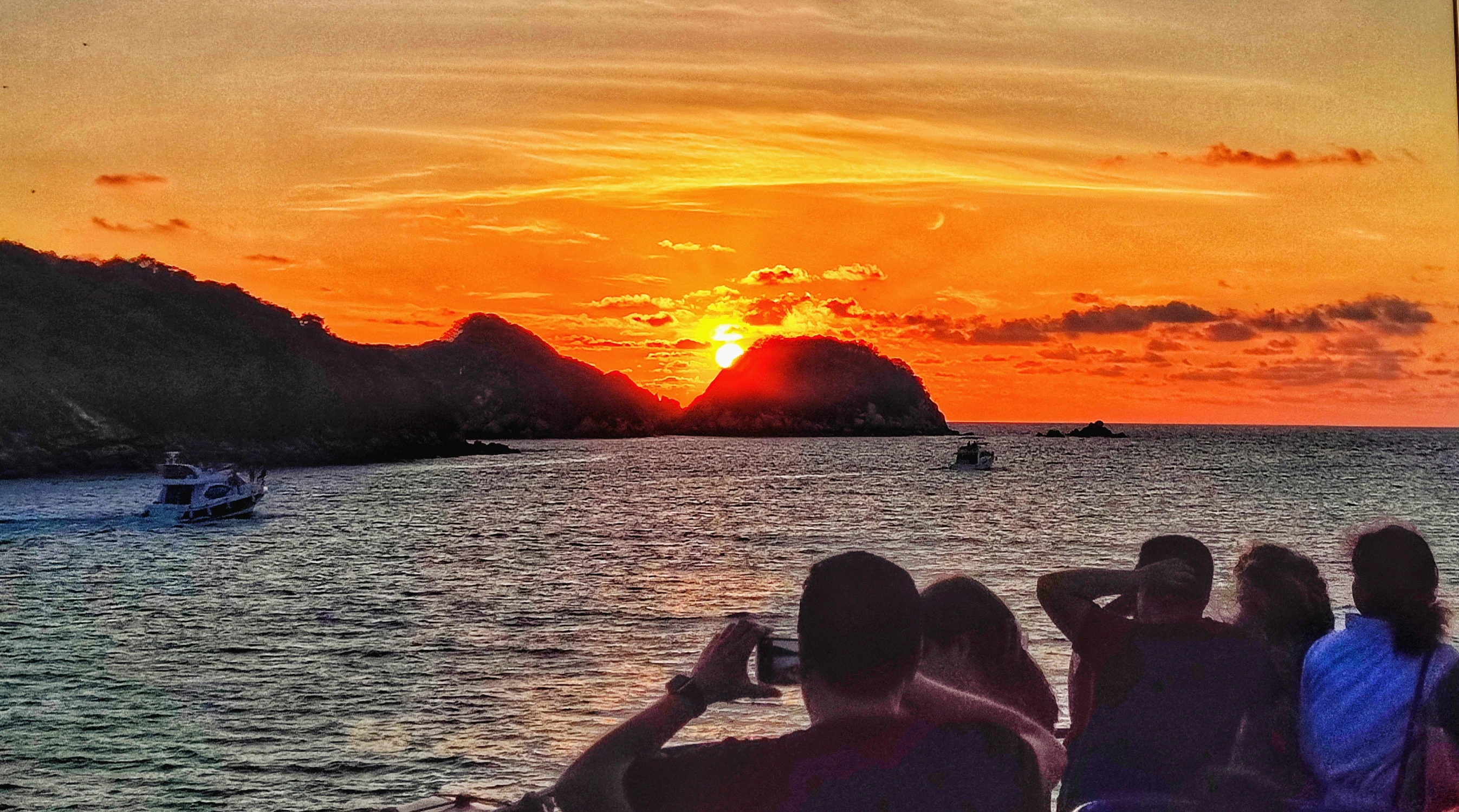 Zachód słońca w Acapulco