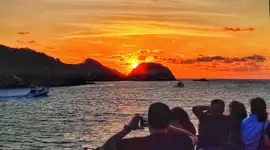 Zachód słońca w Acapulco