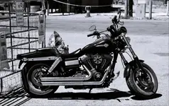  Route 66...parking  tylko dla baru czarnego kota