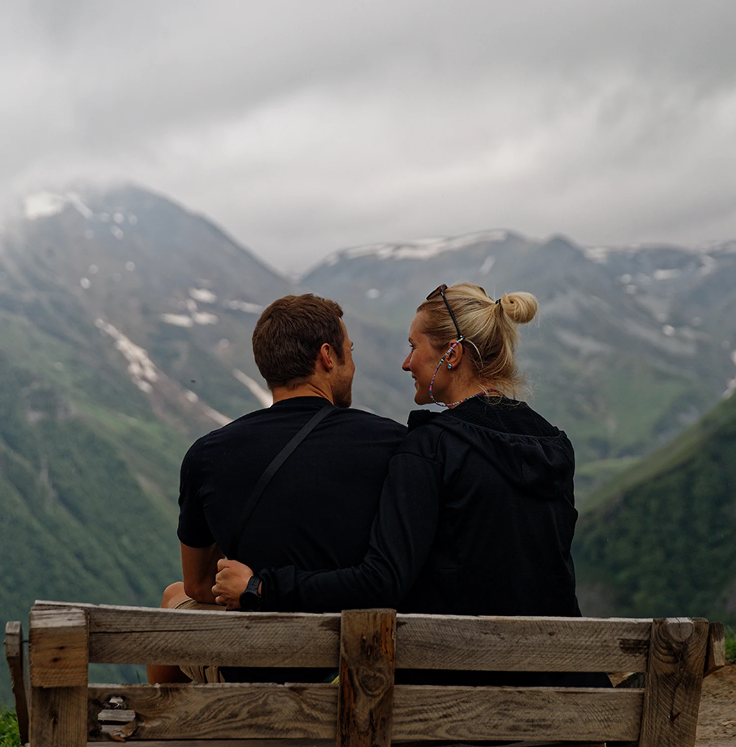 W górach Kaukaza. Gudauri