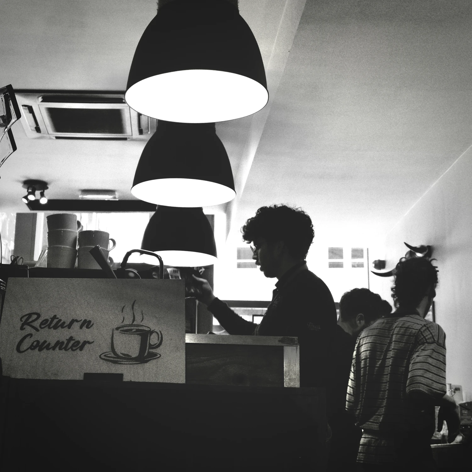 Worn Paths in a Café...