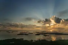  Jezioro Gardno o wchodzie
