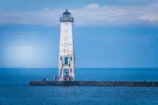 Frankfort North Breakwater Lighthouse MI