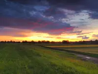 Wschód słońca.