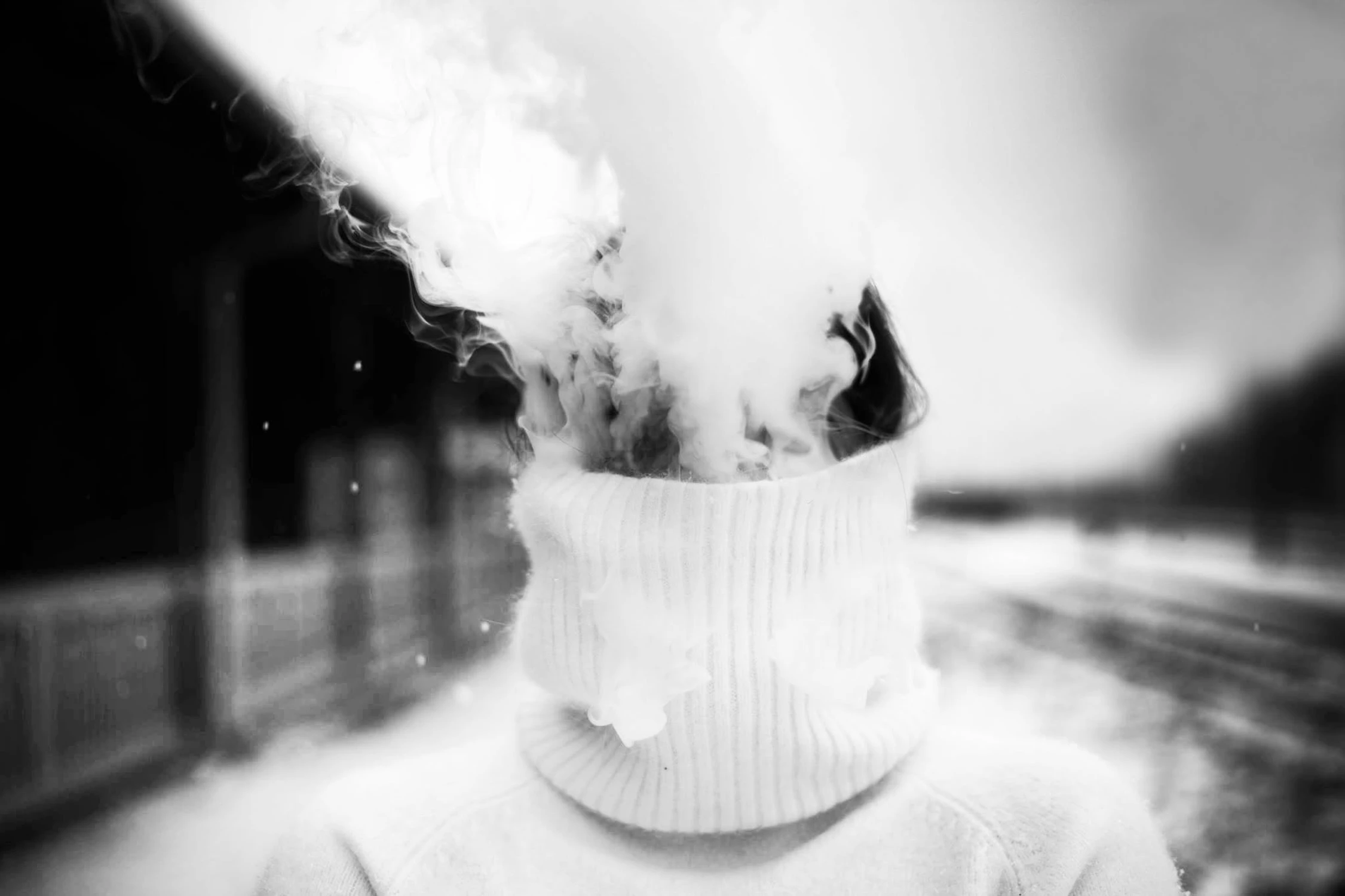 Smoke. 
