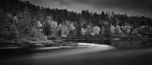 Jesień u mnie w B&W.