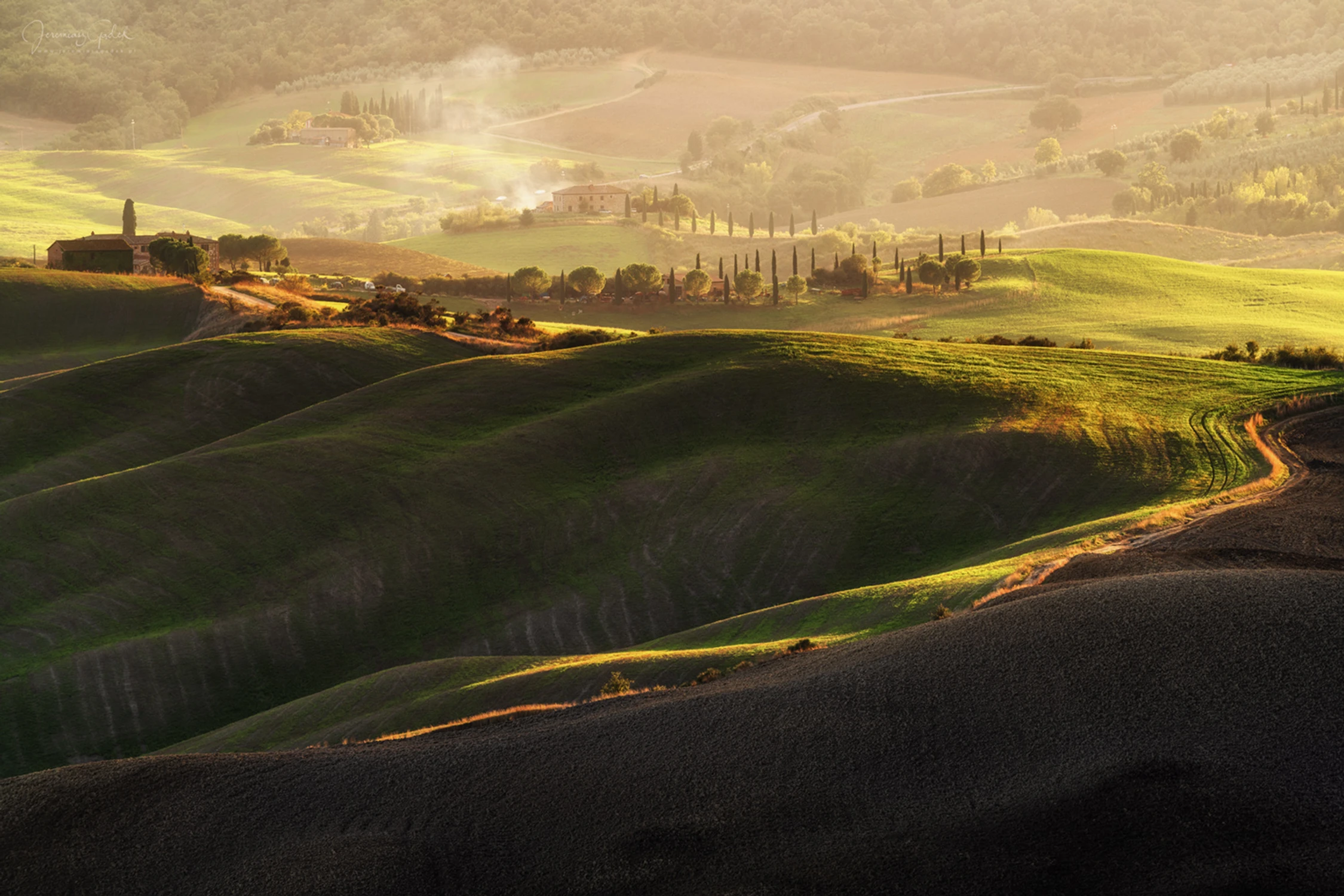 Toskania w złotej godzinie