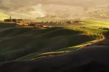 Toskania w złotej godzinie