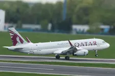 Qatar a320 w Warszawie 