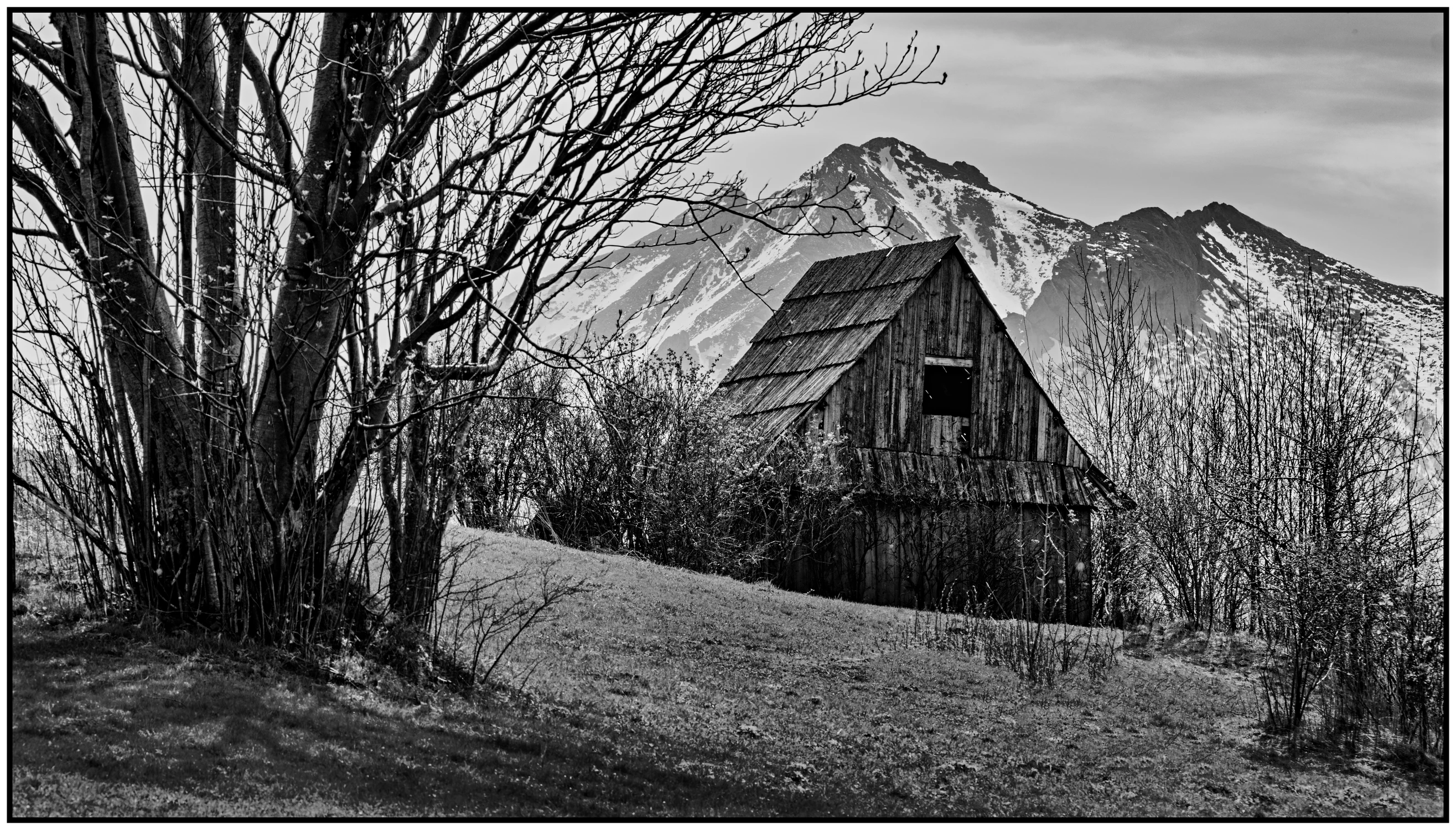 Podhalańskie klimaty w b&w