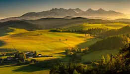 Widok na Tatry Słowackie
