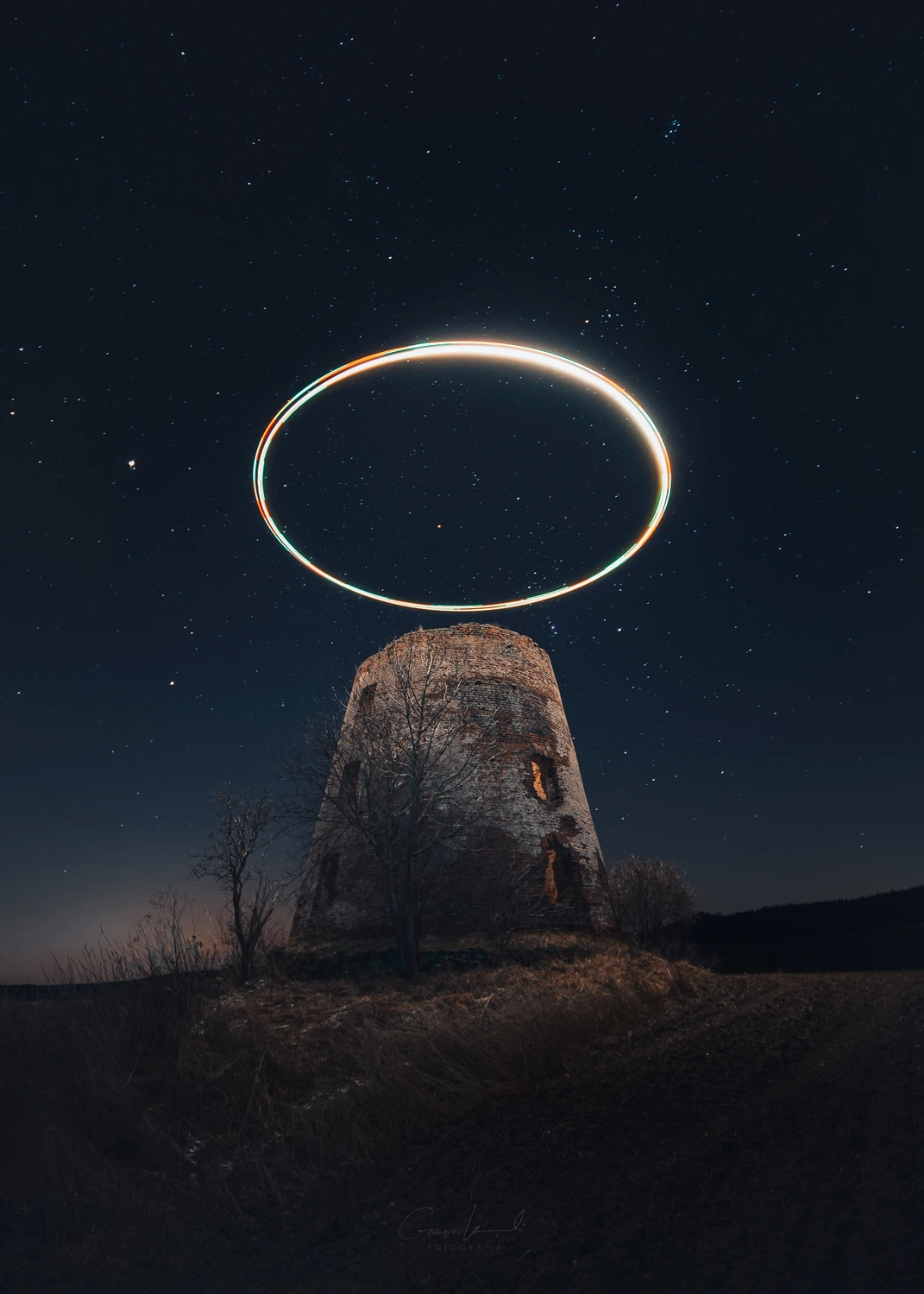 Ruiny wiatraka holenderskiego