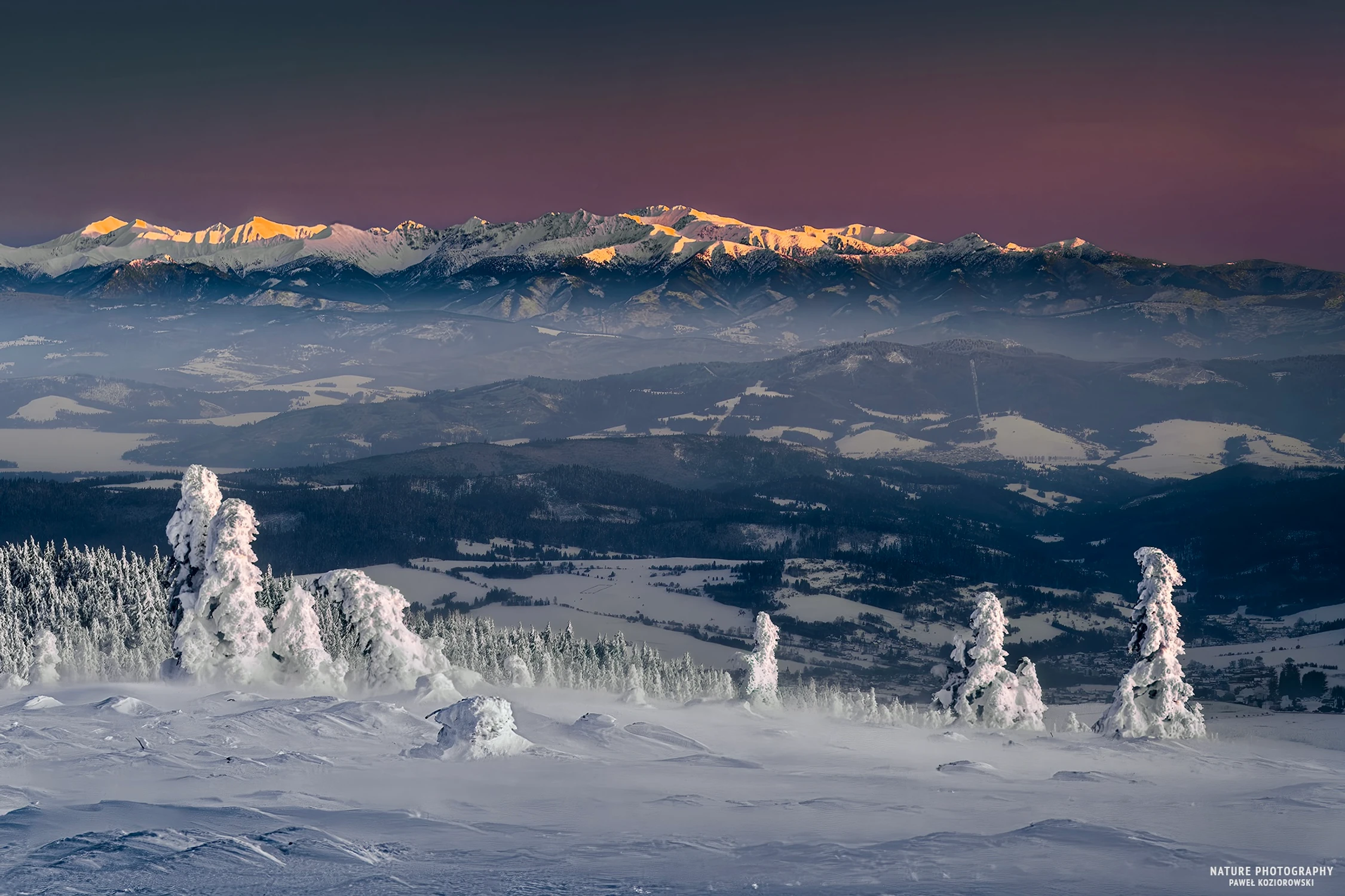 Tatry widziane z Pilska