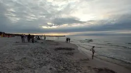 ostatnie chwile przed zachodem słońca