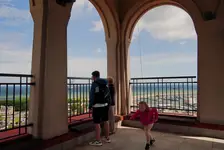 na wieży Domu Rybaka 