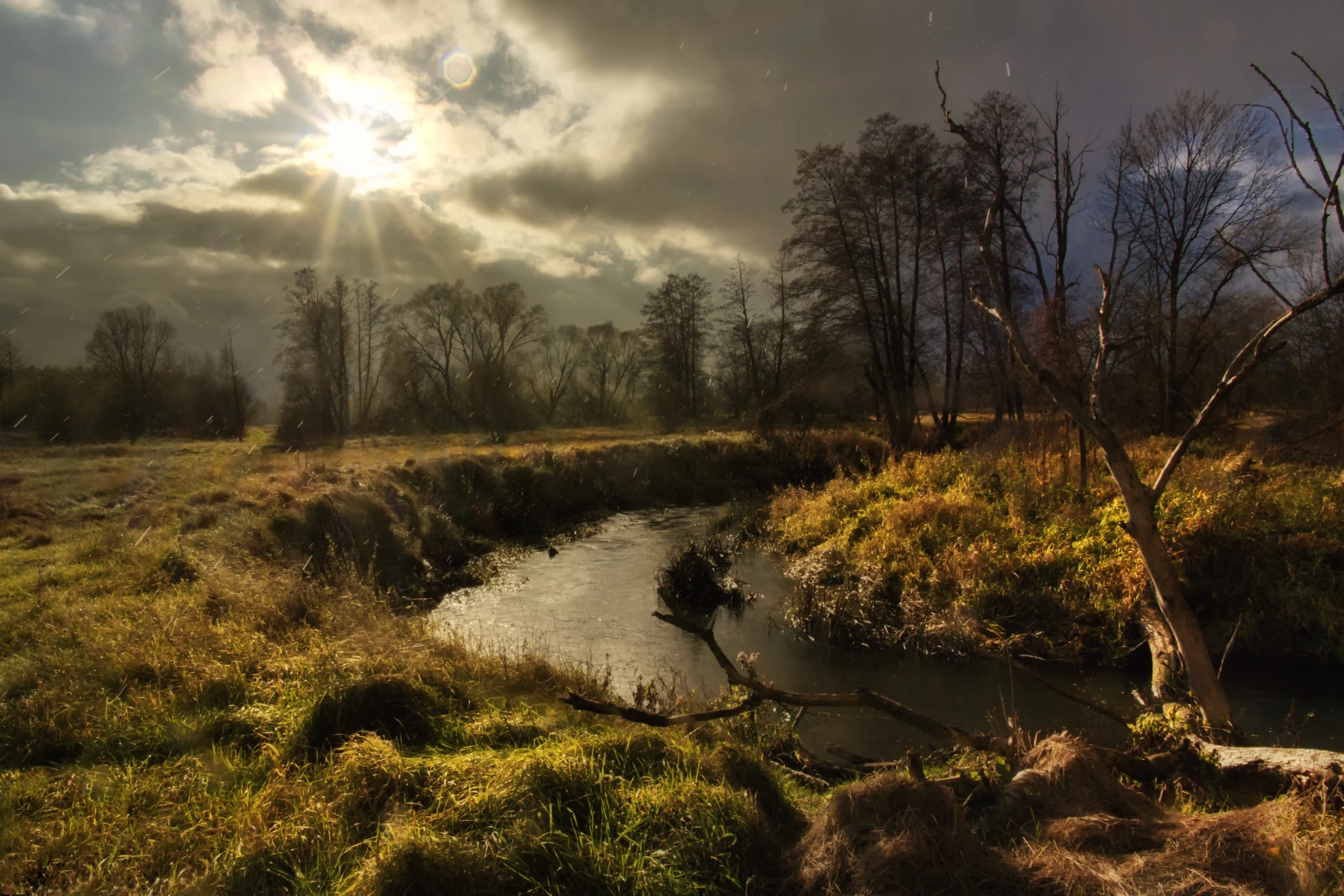 Listopad nad rzeczką