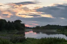 Spokojny wieczór nad Bugiem