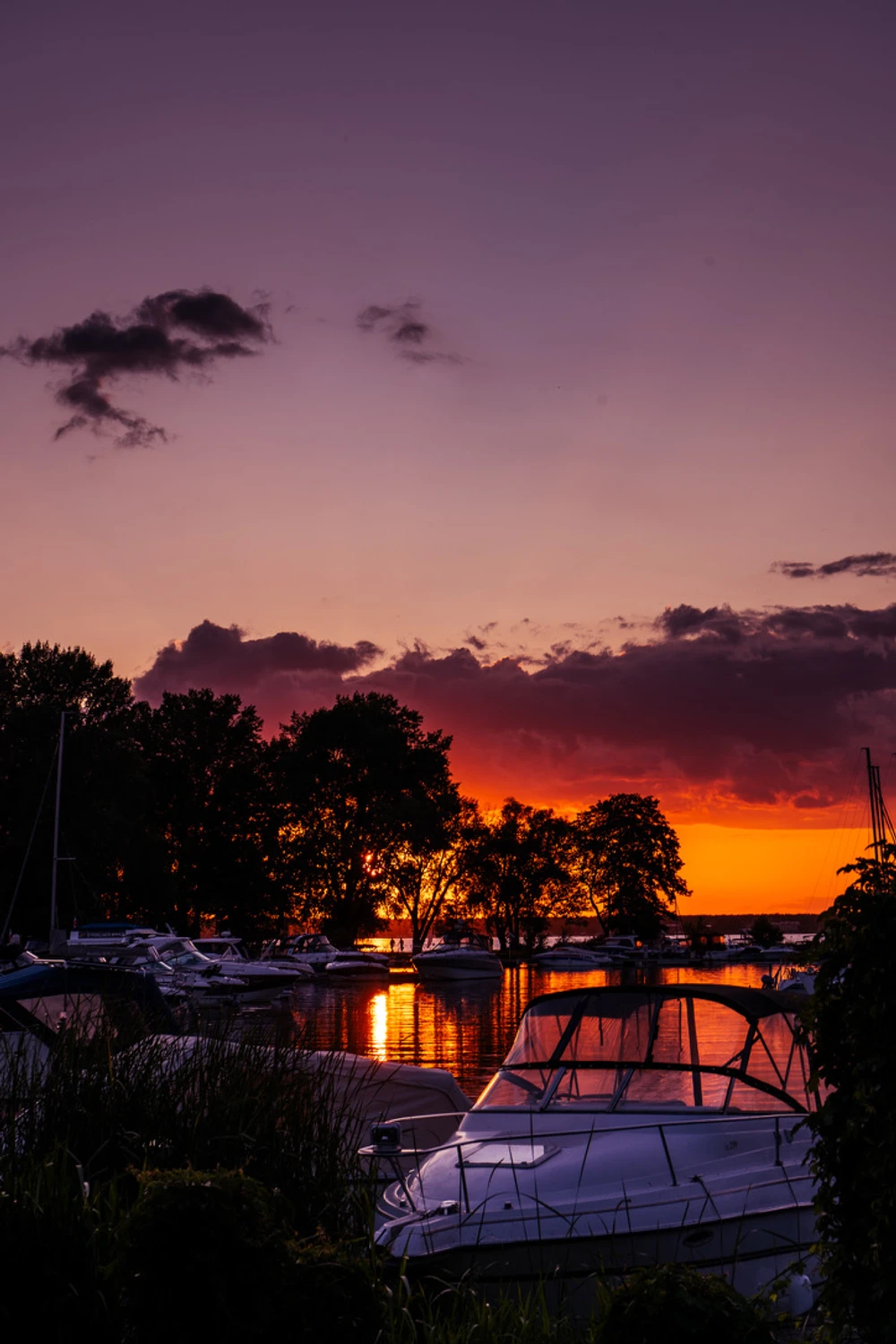 Zachód nad przystanią