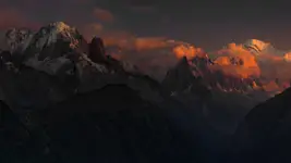 Aiguille Verte i masyw Mont Blanc