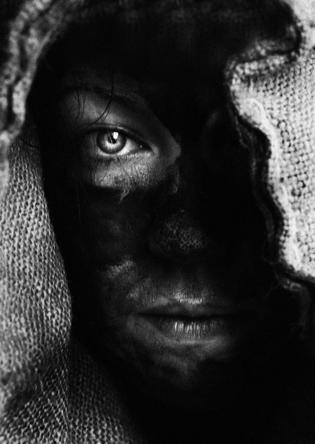 Moja twarz kolejnego poranka czarnej niedzieli  ...